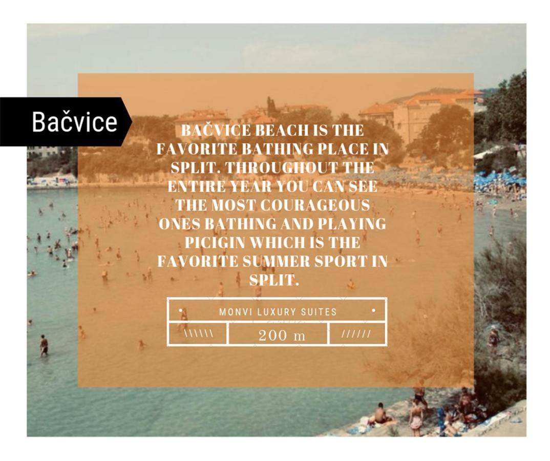 Monvi Luxury Suites Near Bacvice Beach And Old Town Split Dış mekan fotoğraf